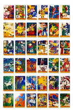 Pokemon Vending Prism Sticker Cards - 1996-1999 Cards Holographic Vintage 36pcs picture