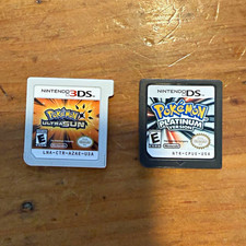 Nintendo 3DS Pokémon Ultra Sun + Nintendo DS Pokémon Platinum Version picture