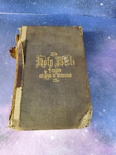1869 HITCHCOCK'S  COMPLETE ANALYSIS OF THE HOLY BIBLE Old + New Testament picture