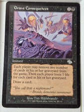 Grave Consequences - Judgment - Magic the Gathering MTG Nice picture