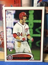 2012 Topps - Image Variation Bryce Harper #661 White Jersey (RC) picture