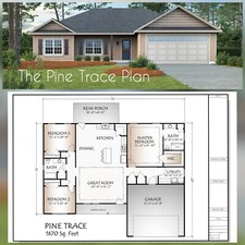 Pine Trace House Plan 1670 Heated Square Feet picture