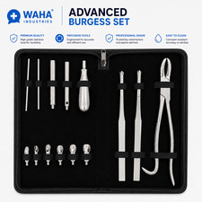 14 Piece Equine Dental Burgess Wolf Tooth Extractor Kit Veterinary Instruments picture