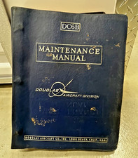 Vintage Douglas DC-6A, DC6-B Maintenance Manual Volume 1 Original OEM 1950's picture