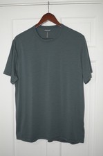 Proof 72-Hour Merino T-Shirt Mens Large Grey Blue Heather Short Sleeve Crewneck picture