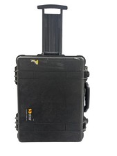 Pelican 1560 Case Hard Rolling Waterproof Wheeled Protector Case Black Used picture