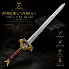 God Killer Sword Replica Handmade Stainless Steel Fantasy Sword Medieval Cosplay picture