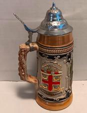 Vintage 1952 Brown University Beer Stein Lidded Germany Eric Mihan Ivy League   picture