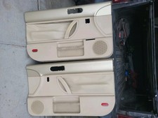1998-2010 VOLKSWAGEN BEETLE HARD TOP Front DOOR PANELS L/R  TAN/CREAM Left Right picture