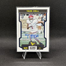 2023 Panini Score Rookies Tank Dell Houston Texans #353 Signatures Auto RC picture