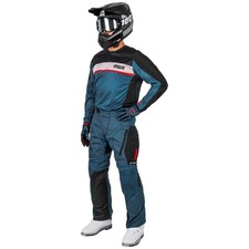 MSR Legend Offroad Motocross Jersey & Pants Combo Steel Blue Medium, 34