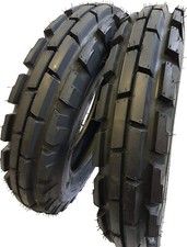 6.00x16, 6.00-16, (2 TIRES + 2 TUBES) 8 PR ROAD CREW KNK-33 Tractor Tires picture