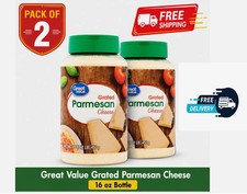 Great Value Grated Parmesan Cheese, 16 oz Each Pack OF 2 Free & Fast Shipping picture