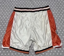 Vintage Wilson Basketball Shorts Men’s 38 White Trimmed In Orange Black Cougars picture