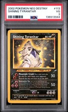 Shining Tyranitar: 2002 Pokémon Neo Destiny #113 - PSA 3 picture