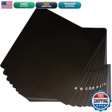 Crosley AC1046A-BK A-Z Vinyl Dividers, Black picture