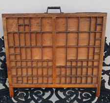 J. E Goordrich & Co Geneva, OH USA 1865-1902 Printer's Block Drawer SCARCE picture