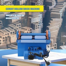 110V 550W Hollow Block Making Machine 2 Holes Brick Size 15.74X7.87X7.87inch picture