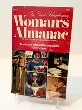 Good Housekeeping Woman's Almanac 1970s Feminism Pop Culture Reference Book VTG picture