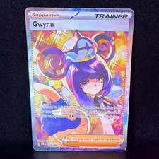 Gwynn 119/084 Trainer Full Art Holo English PBL Pokemon TCG Naoki Saito picture