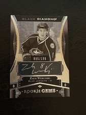2016-17 Zach Werenski Upper Deck Black Diamond Rookie Gems Auto /199 Blue Jacket picture