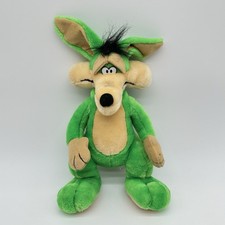 Vintage Kuddle Me Toys Wile E. Coyote Lime Green 16