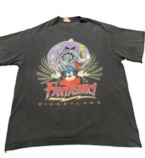 Vintage Disney Fantasmic Disneyland Villains Shirt Single Stitch USA XLarge picture