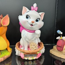 The Aristocats Master Craft Marie in Basket Table Top Statue Disney Decor Gift picture