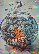 Goose Poster FOIL Red Rocks 2026 Dave Kloc Morrison Dillon Phish Dicks #/AP FOIL picture
