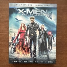 X-Men 3-Film Collection Blu-ray DVD Digital Code Box Set Hugh Jackman Movie picture