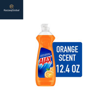 Ajax Ultra Triple Action Orange Dishwashing Liquid Soap, 12.4 fl oz picture