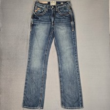 Ariat M5 Jeans Mens 31x36 Straight Leg Gulch Blue Denim Work Western Cowboy NWT picture