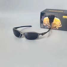 Oakley Hatchet X-metal Polarized Sunglasses Matte gray frames black lenses picture