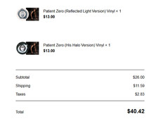 Taylor Swift Patient Zero BOTH Vinyls - Light & Halo Version - CONFIRMED Presale picture