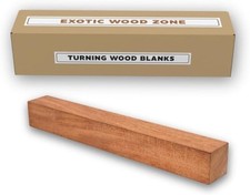 African Mahogany Khaya Spindle Blank 2x2x12 Turning Lumber Wood Block picture