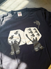 SAUDI Two Seven Dice T-Shirt Mens Medium picture