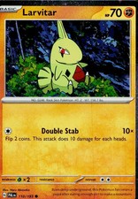 Larvitar (Cosmo Foil) 110/193 Holo Miscellaneous Cards & Products Pokemon NM picture