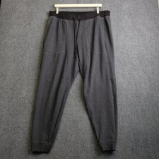 Lululemon Pants Mens XXL Gray Textured At Ease Joggers Relaxed Tapered Workout picture