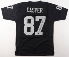 Dave Casper Signed Oakland Raiders Jersey Inscribed 