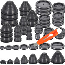 28 Pc Rubber Grommets Wire Closed Firewall Solid Closed Hole Plug Electrical Car picture