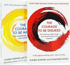 The Courage to Be Disliked & The Courage to Be Happy 2 Book Set NEW Self Help picture