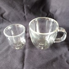 JoyJolt Savor Double Wall Insulated Espresso Mug 5.4 oz & Javaah Shot Glass 2oz picture