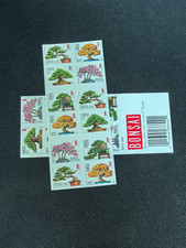  2012 US Bonsai Booklet Pane of 20, Forever Stamps - MNH - 100 pcs in total picture