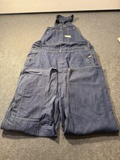 Vintage 50s Powr House Denim Overalls Union Made Power House Distressed Workwear picture