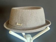 Kangol Wool Mowbray Men’s Gray Pork Pie Hat, Size XL picture