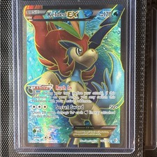 2012 Pokemon TCG Keldeo EX Full Art 142/149 Boundaries Crossed Holo NM picture
