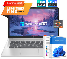 2026 HP Pavilion Laptop 17 FHD AMD Ryzen 5 7430U 12GB RAM & 256GB SSD Win 11 Pro picture