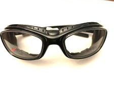 Uvex by Honeywell Safety Goggles Eyeglasses Frames SW09 Black Z87-2 56-21-127 picture