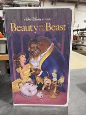 Disney Beauty And The Beast Classic VHS Boxed Silk Touch Throw - BOX DAMAGE picture