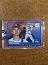 ✨2025 Topps Chrome Platinum Shohei Ohtani Blue Mini-Diamond Refractor #17 /199 picture
